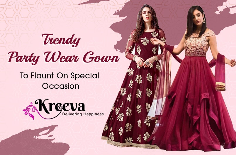 Party Wear Gowns  Buy Party Wear Gowns Online Starting at Just 268   Meesho