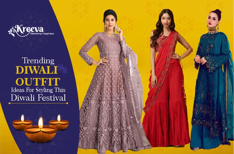 Celebrate Diwali 2023 - Buy Latest Diwali Outfits Online for Men and Women  | KALKI Fashion