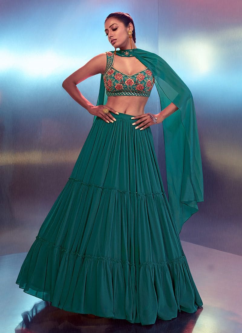 New Designer Lehenga Collection Online In India - Stylecaret.com