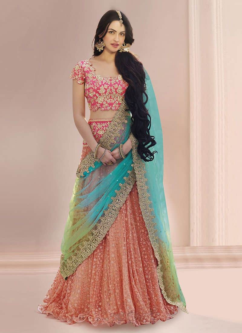 Designer Velvet Lehenga Buy Latest Designer Chaniya Choli Lehenga Choli, Designer Embroidered Bridal Lehenga,Designer Indian Lehenga Product On |  islamiyyat.com