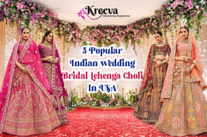 Indian Wedding Bridal Lehenga Choli In USA