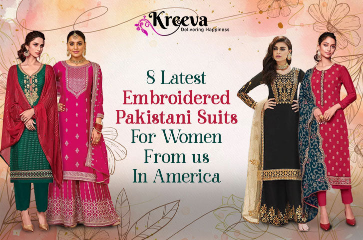 Embroidered Pakistani suis in America
